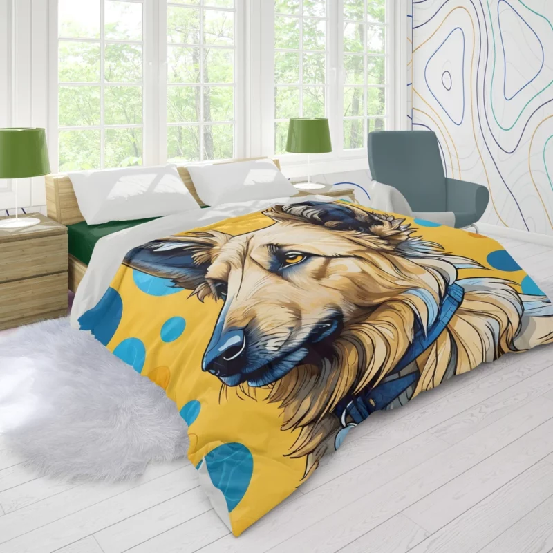 Charming Berger Picard Dog Enthusiast Duvet Cover