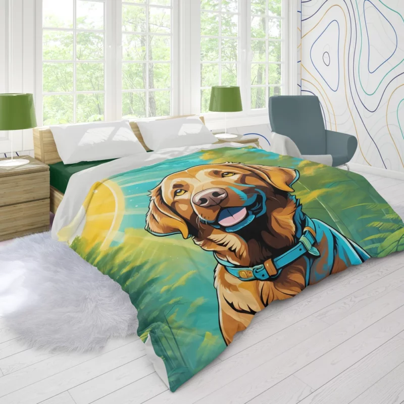 Chesapeake Bay Dog Loyalty Faithful Companion Duvet Cover