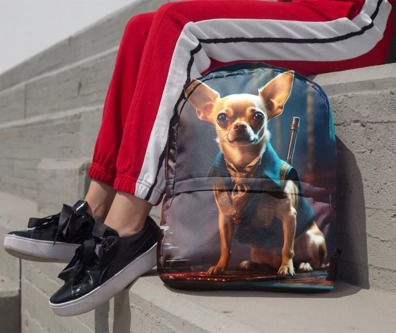 Chihuahua Cheer Perfect Teen Birthday Gift Minimalist Backpack 1