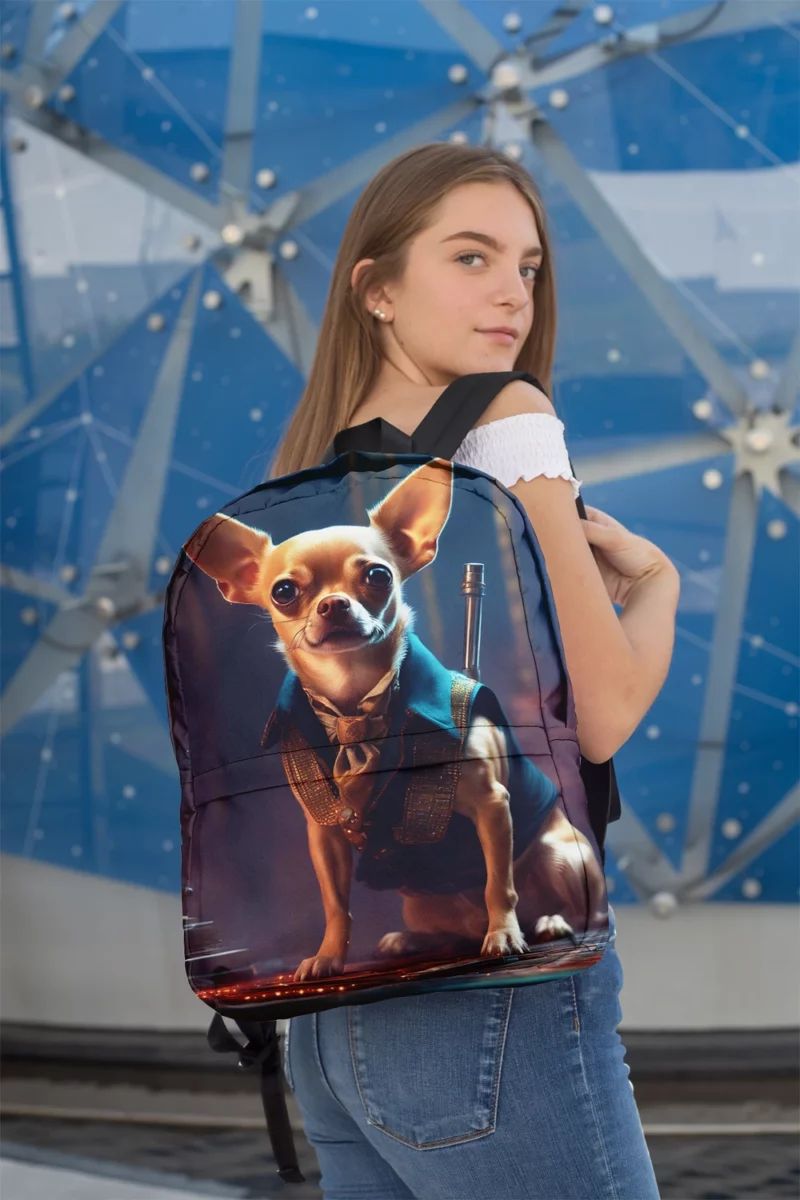 Chihuahua Cheer Perfect Teen Birthday Gift Minimalist Backpack 2