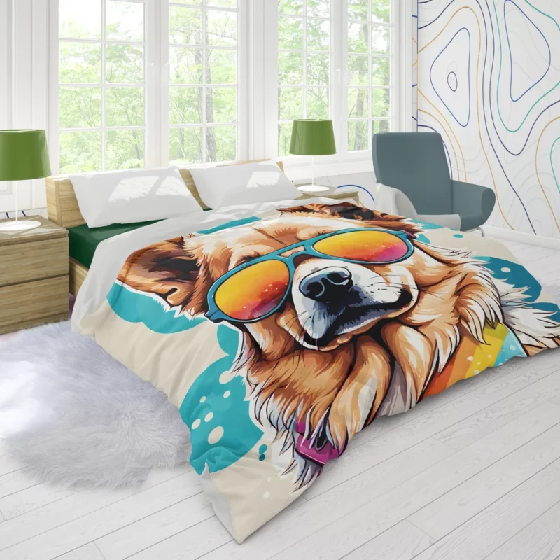 Chinook Pup Teen Birthday Surprise Duvet Cover