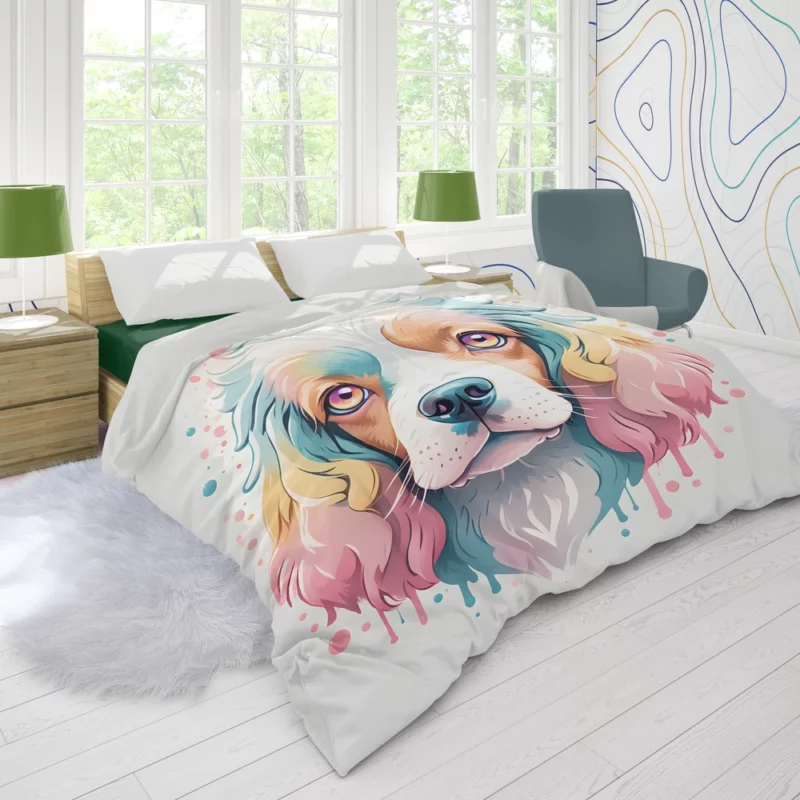 Clumber Spaniel Love Teen Heartfelt Gift Duvet Cover