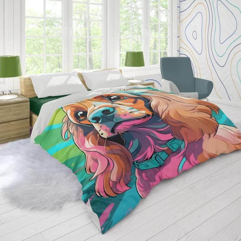 Cocker Spaniel Birthday Bond Teen Companion Duvet Cover