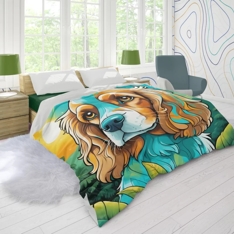 Cocker Spaniel Love Teen Heartfelt Gift Duvet Cover