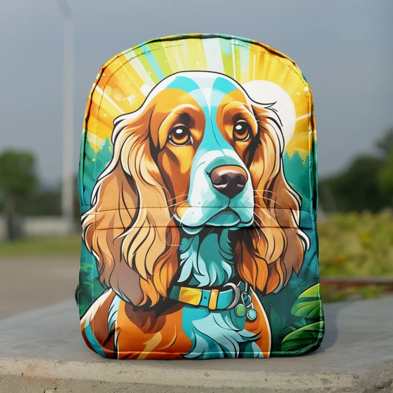 Cocker Spaniel Warmth Teen Present Delight Minimalist Backpack