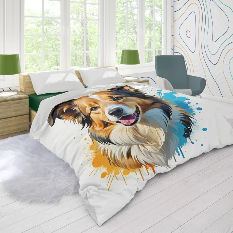 Collie Rough and Smooth Birthday Bond Teen Companion Duvet Cover