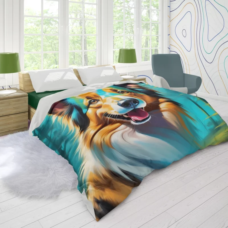 Collie Rough and SmoothDelight Teen Birthday Magic Duvet Cover