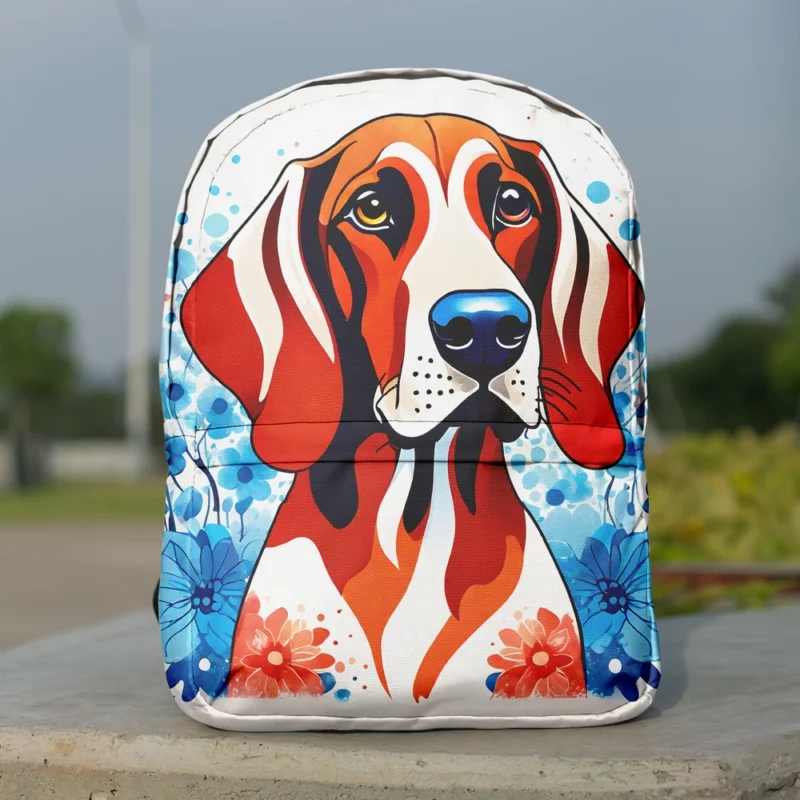 Coonhound Majesty Redbone Dog Minimalist Backpack