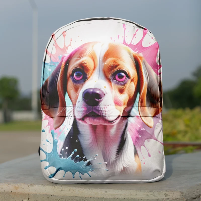 Curious Beagle Dog Nose Explorer Minimalist Backpack