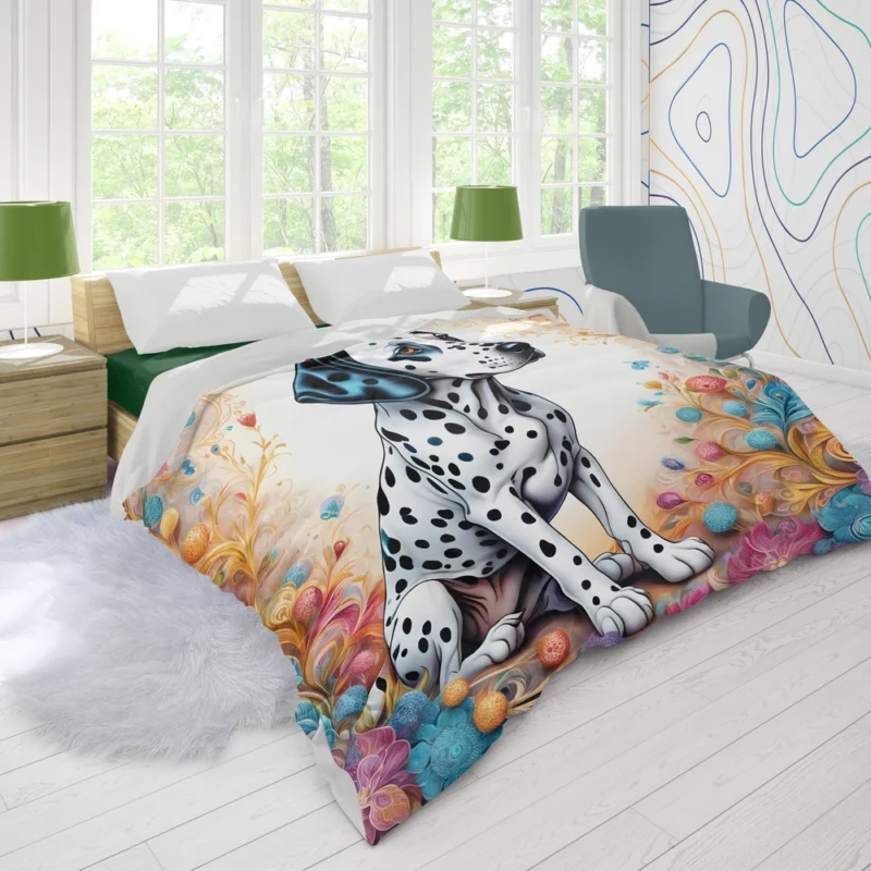 Dalmatian Elegance Teen Stylish Gift Duvet Cover