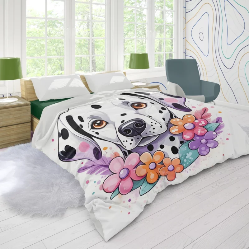 Dalmatian Love Teen Heartfelt Gift Duvet Cover