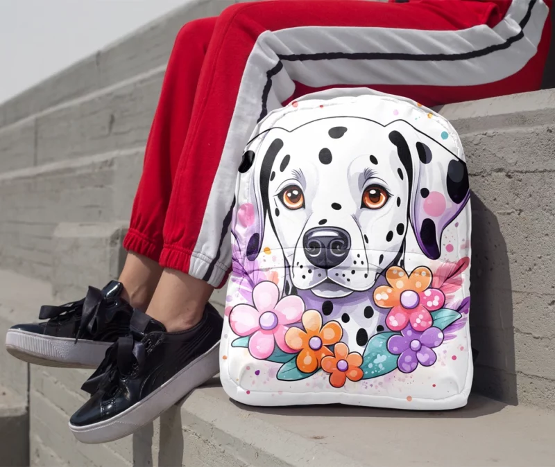 Dalmatian Love Teen Heartfelt Gift Minimalist Backpack 1