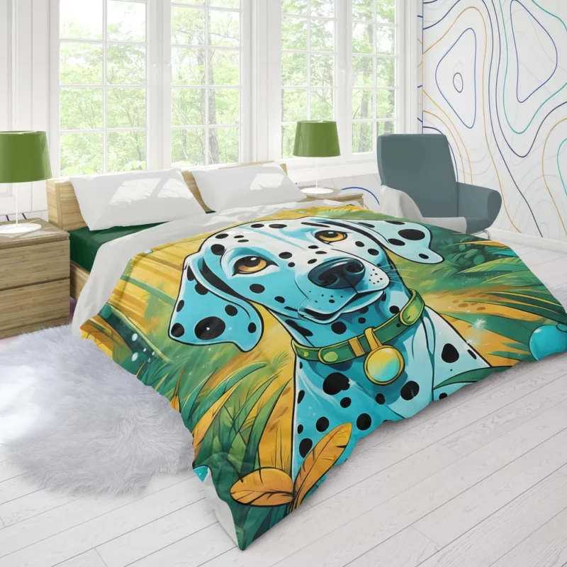 Dalmatian Playful Charm Teen Joy Duvet Cover