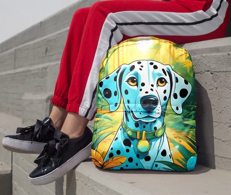 Dalmatian Playful Charm Teen Joy Minimalist Backpack 1