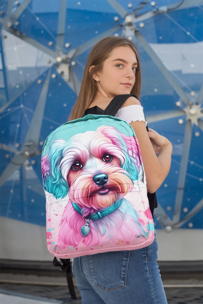 Dandie Dinmont Terrier Birthday Surprise Teen Delight Minimalist Backpack 2