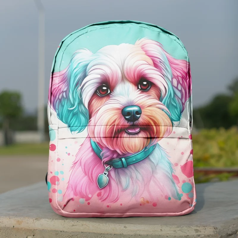 Dandie Dinmont Terrier Birthday Surprise Teen Delight Minimalist Backpack