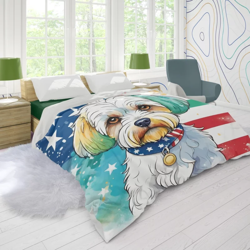 Dandie Dinmont Terrier Elegance Teen Stylish Gift Duvet Cover