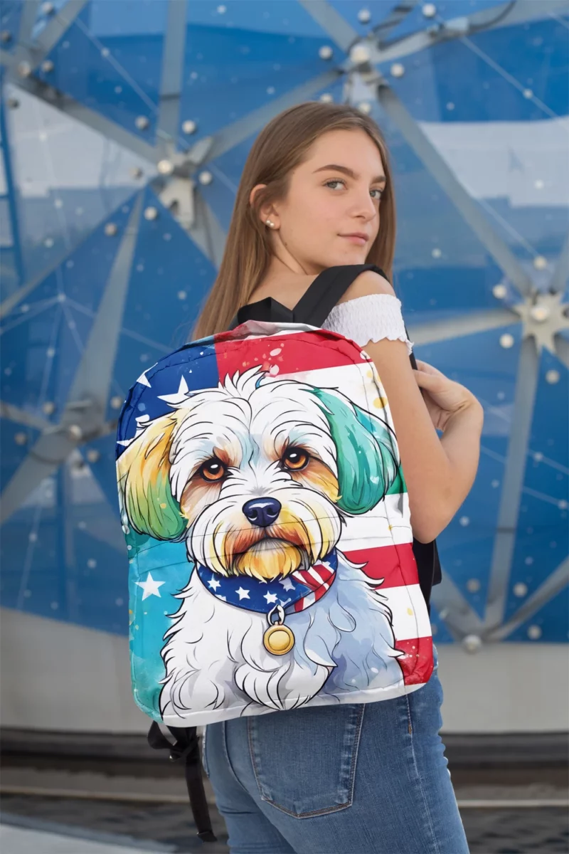 Dandie Dinmont Terrier Elegance Teen Stylish Gift Minimalist Backpack 2