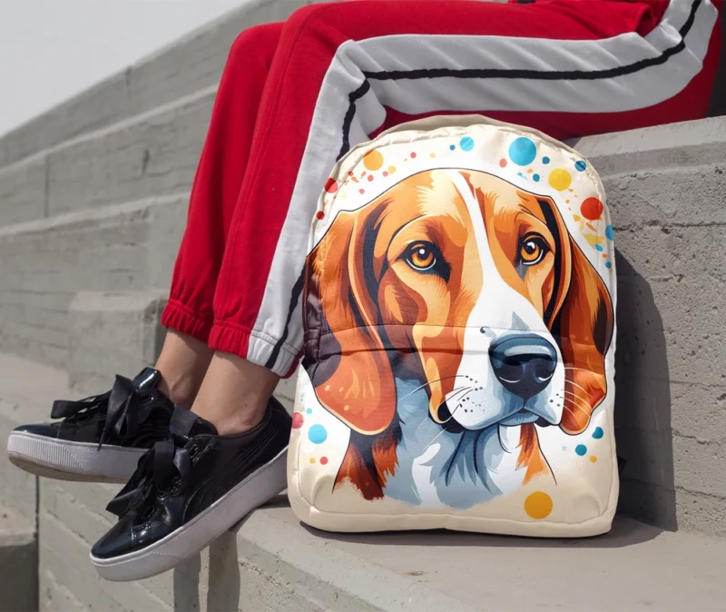 Dandie Dinmont Terrier Pup Teen Birthday Surprise Minimalist Backpack 1