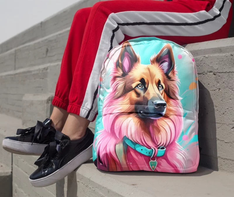 Dazzling Belgian Tervuren Dog Beauty Minimalist Backpack 1