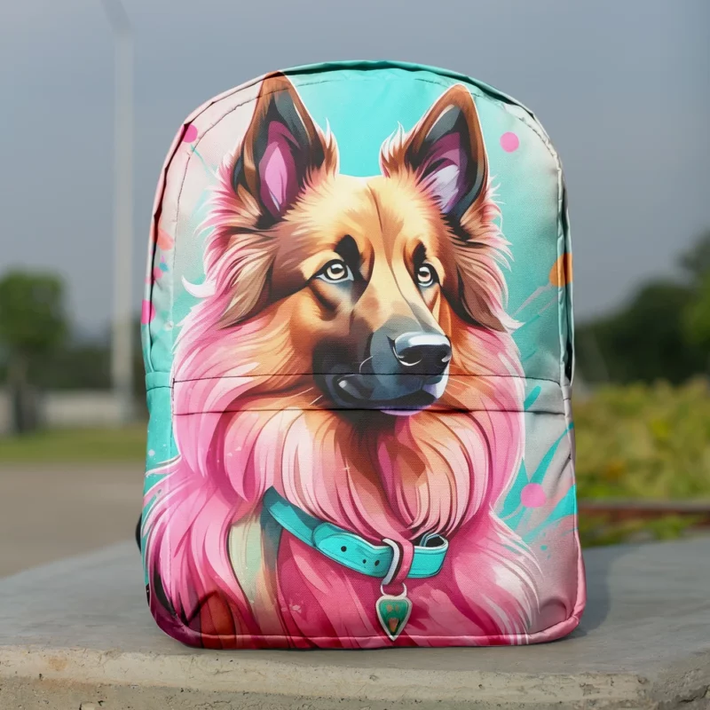 Dazzling Belgian Tervuren Dog Beauty Minimalist Backpack