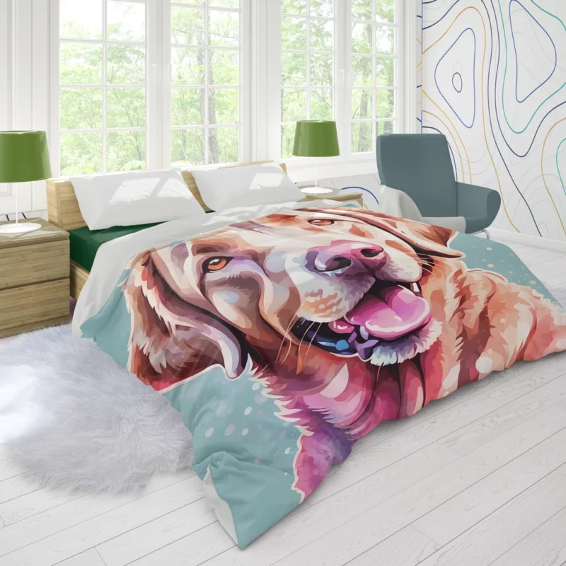 Devoted Chesapeake Bay Retriever Loyal Dog Companion Duvet Cover