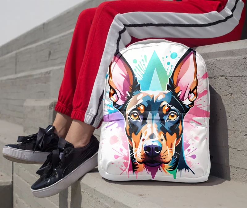 Doberman Pinscher Darling Teen Birthday Joy Minimalist Backpack 1