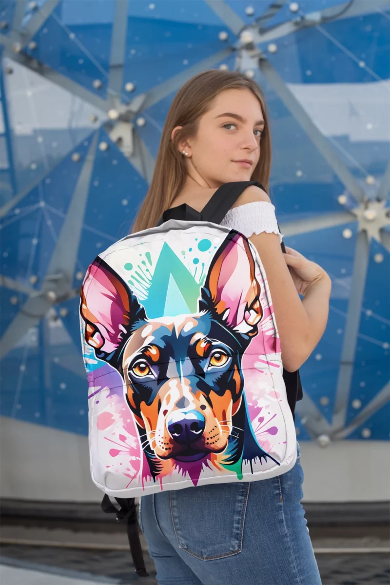 Doberman Pinscher Darling Teen Birthday Joy Minimalist Backpack 2