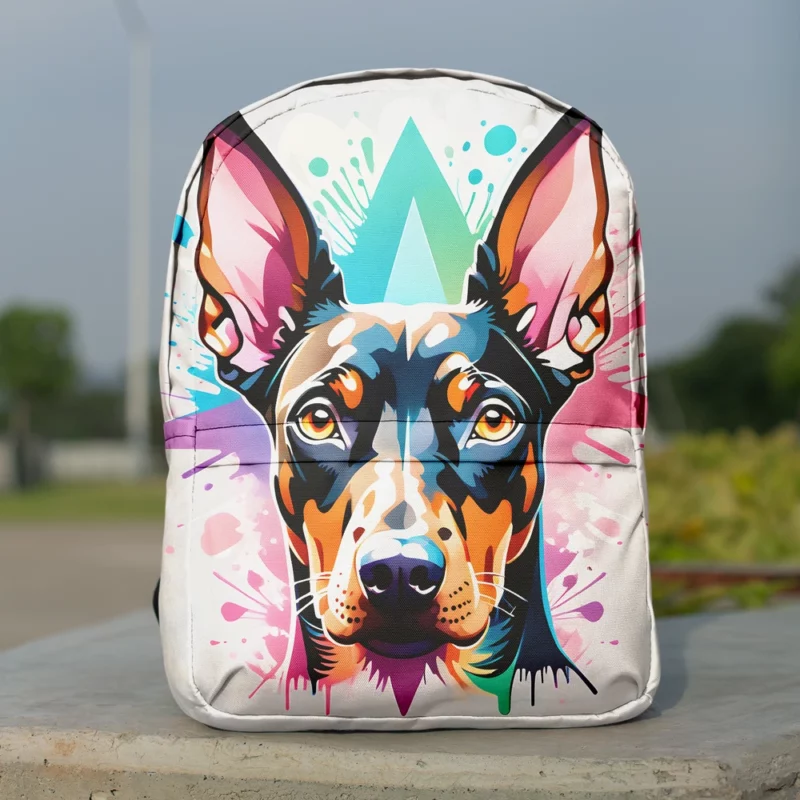 Doberman Pinscher Darling Teen Birthday Joy Minimalist Backpack