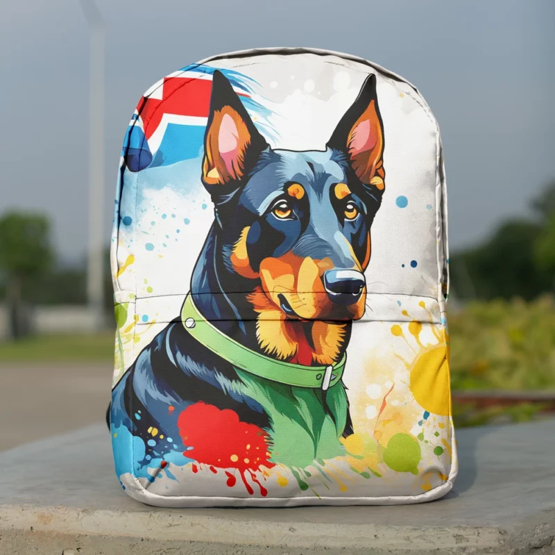 Dog Courageous Heart Beauceron Beauty Minimalist Backpack