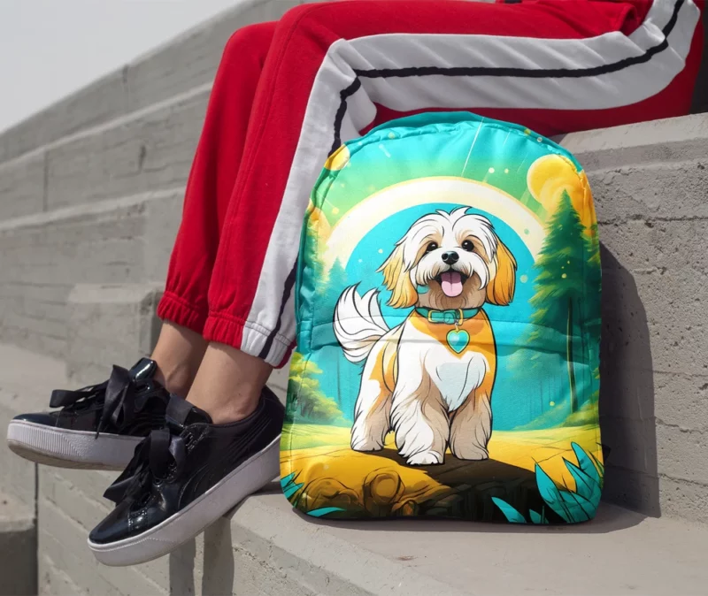 Dog Delight Havanese Gift Joy Minimalist Backpack 1