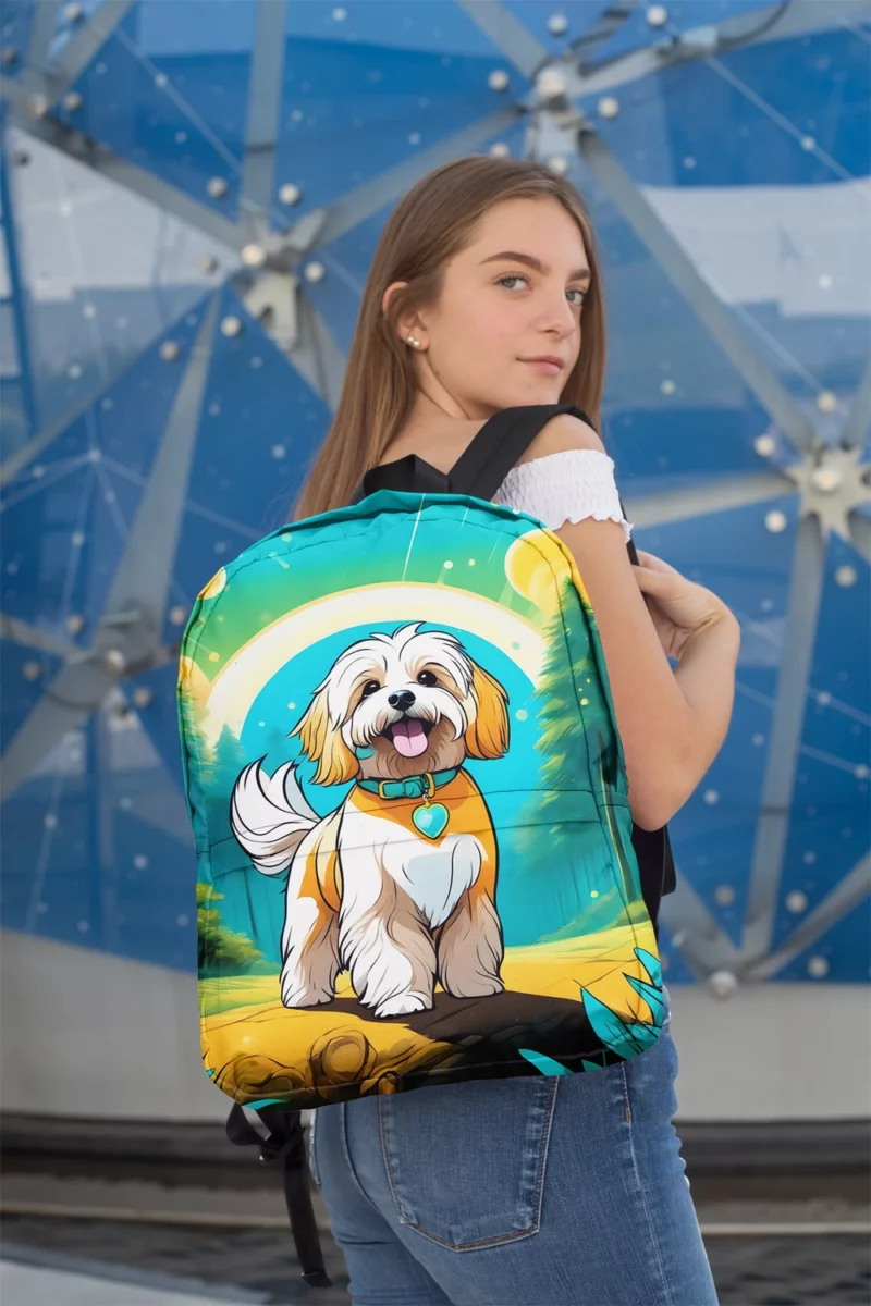 Dog Delight Havanese Gift Joy Minimalist Backpack 2