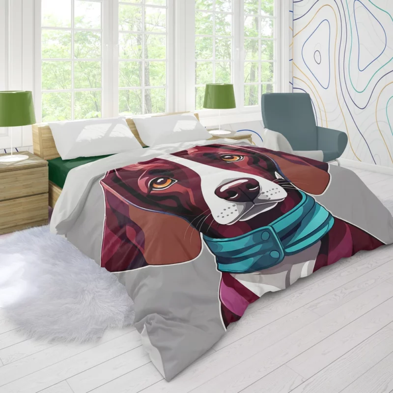 Dog Desert Beauty Azawakh Elegance Duvet Cover