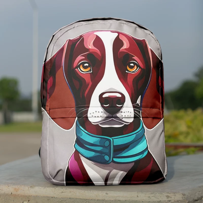 Dog Desert Beauty Azawakh Elegance Minimalist Backpack