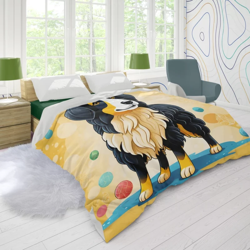 Dog Devoted Companion Belgian Sheepdog Beauty Duvet Cover