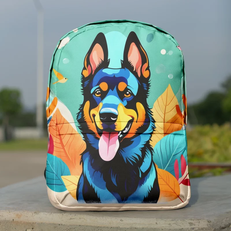 Dog Elegant Guardian Beauceron Majesty Minimalist Backpack