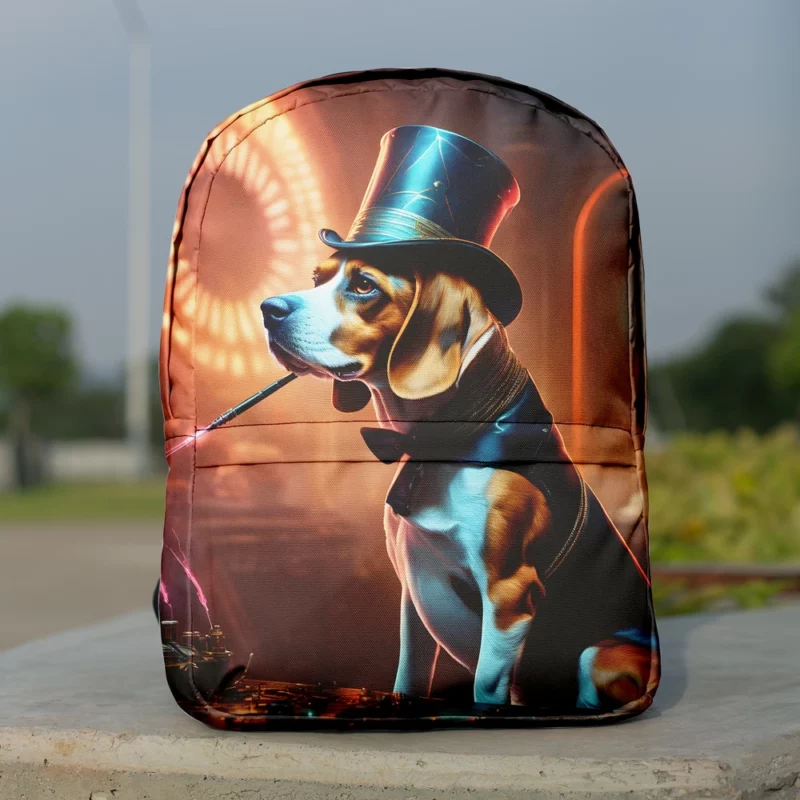 Dog Energetic Explorer Beagle Joy Minimalist Backpack