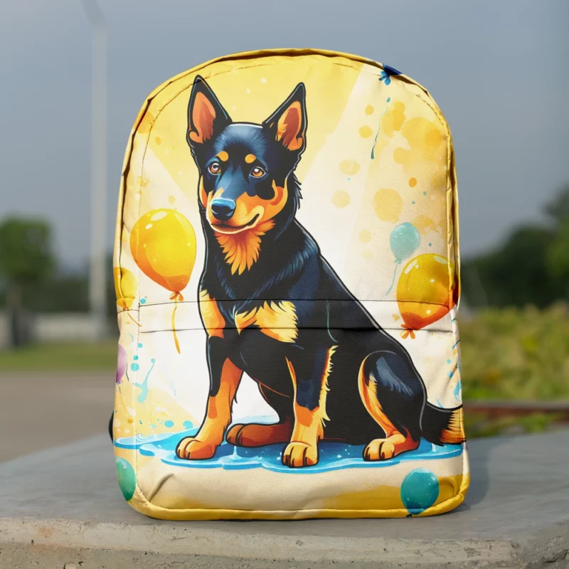 Dog Farmhand Friend Australian Kelpie Companion Minimalist Backpack