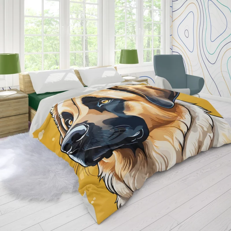 Dog Gentle Giant Anatolian Shepherd Duvet Cover