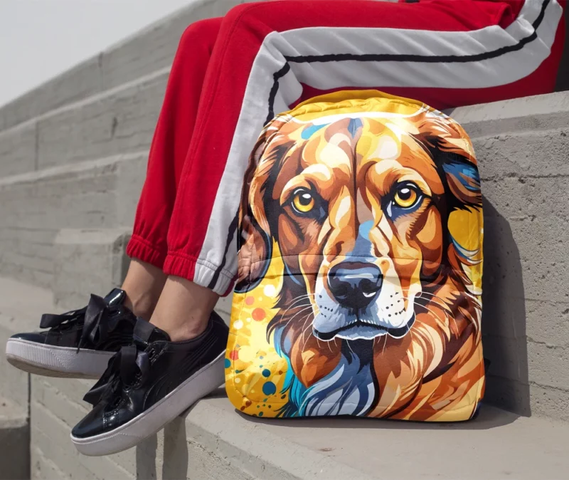 Dog Gifted Joy Harrier Surprise Minimalist Backpack 1