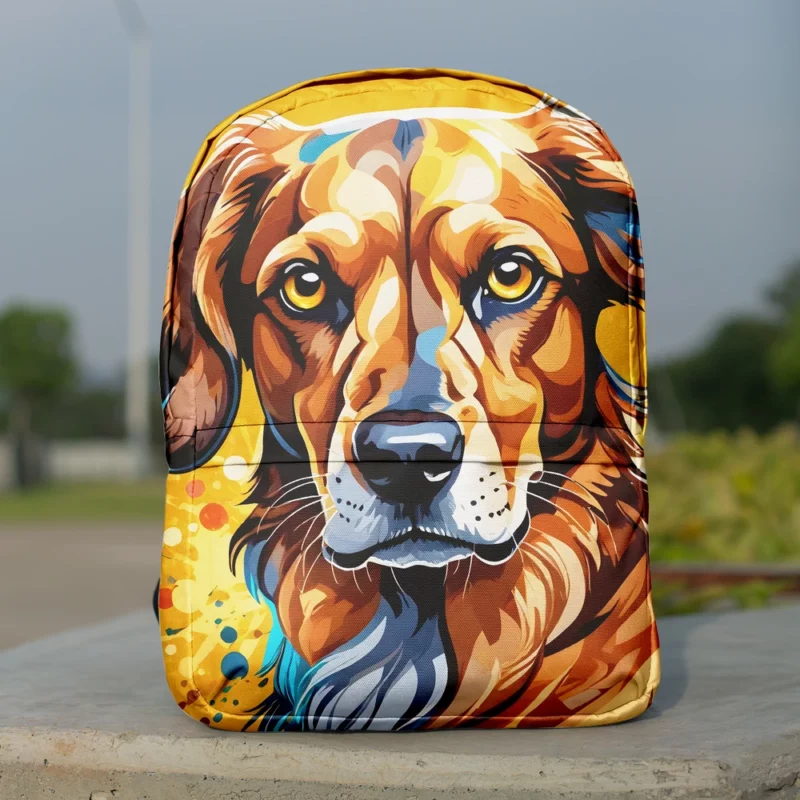 Dog Gifted Joy Harrier Surprise Minimalist Backpack