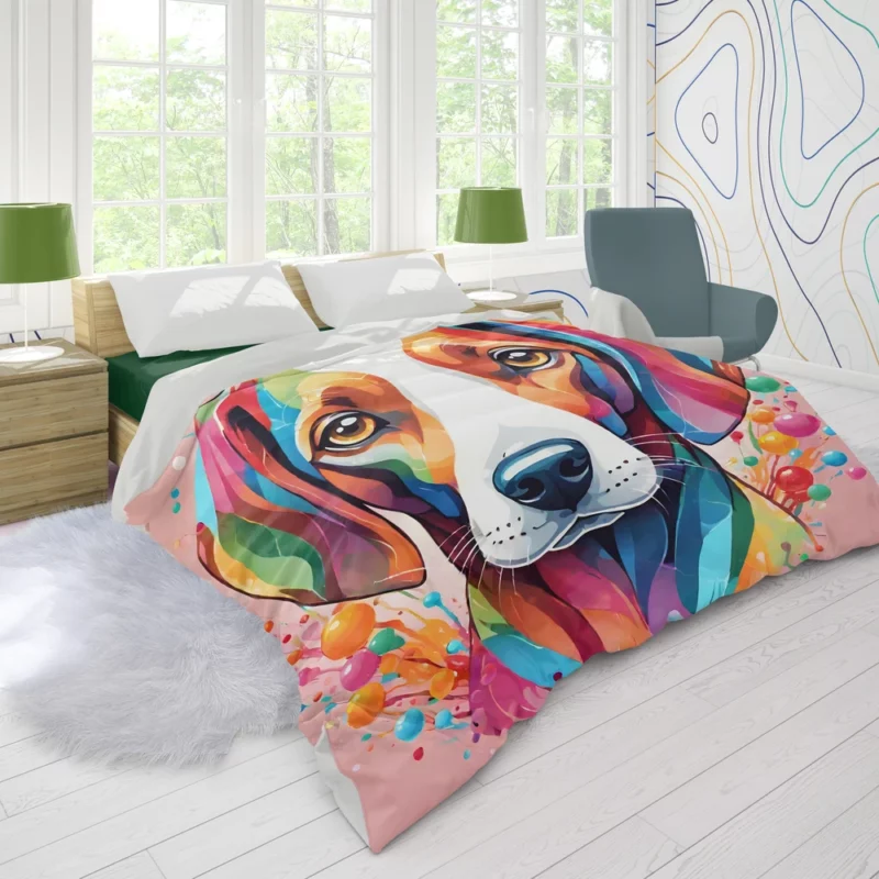 Dog Graceful Runner Azawakh Hound Duvet Cover