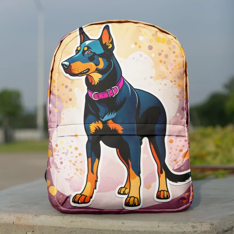 Dog Vigilant Guardian Beauceron Protector Minimalist Backpack