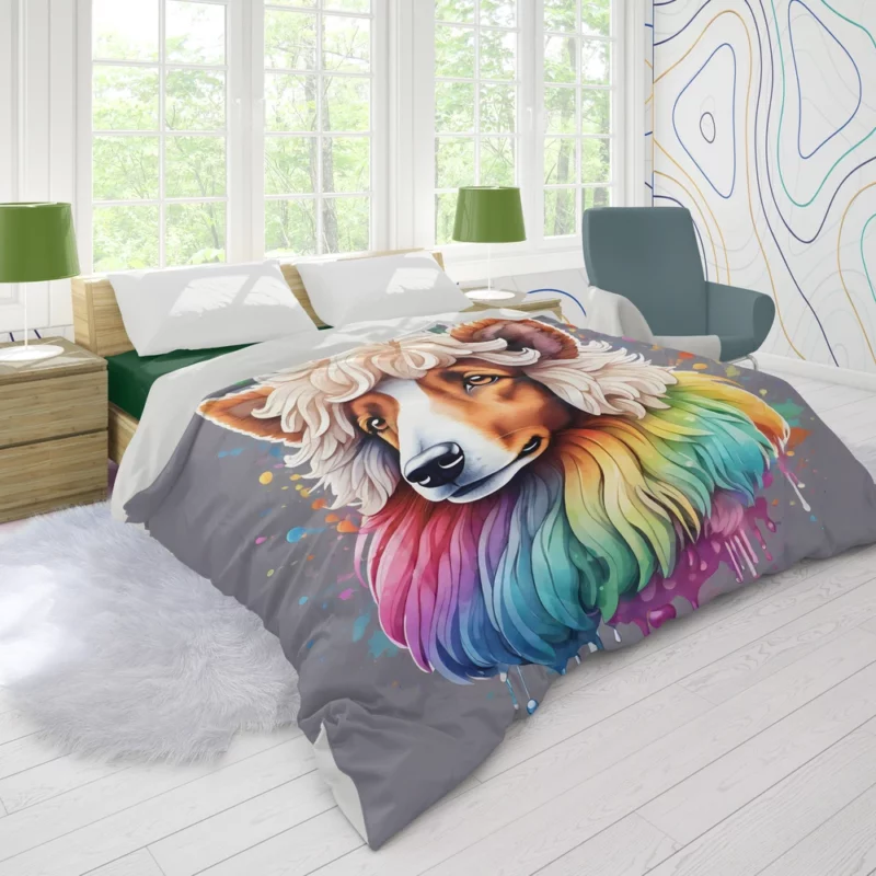 Dog Vigilant Guardian Belgian Sheepdog Protector Duvet Cover