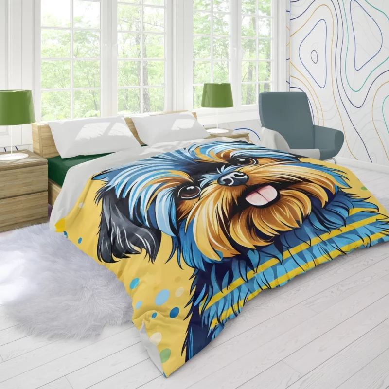 Doggy Dazzle Affenpinscher Allure Duvet Cover