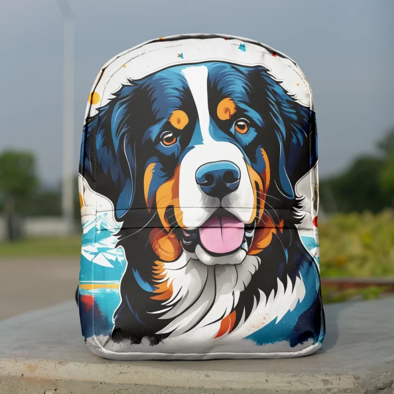 Dynamic Bernese Mountain Dog Performer Minimalist Backpack