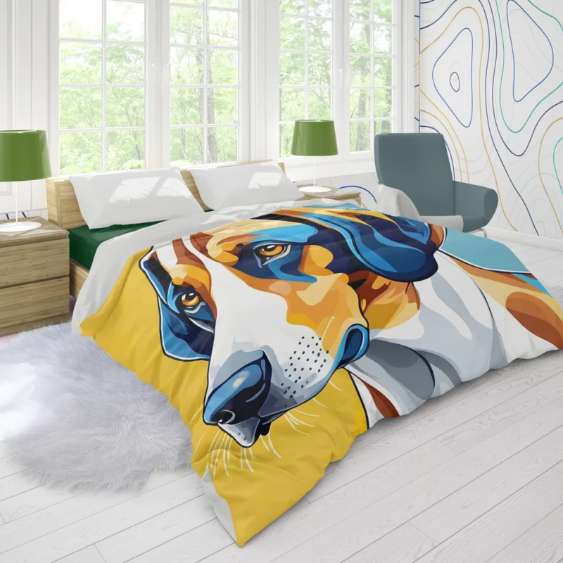 Elegance Treeing Walker CoonhoundDog Breed Duvet Cover