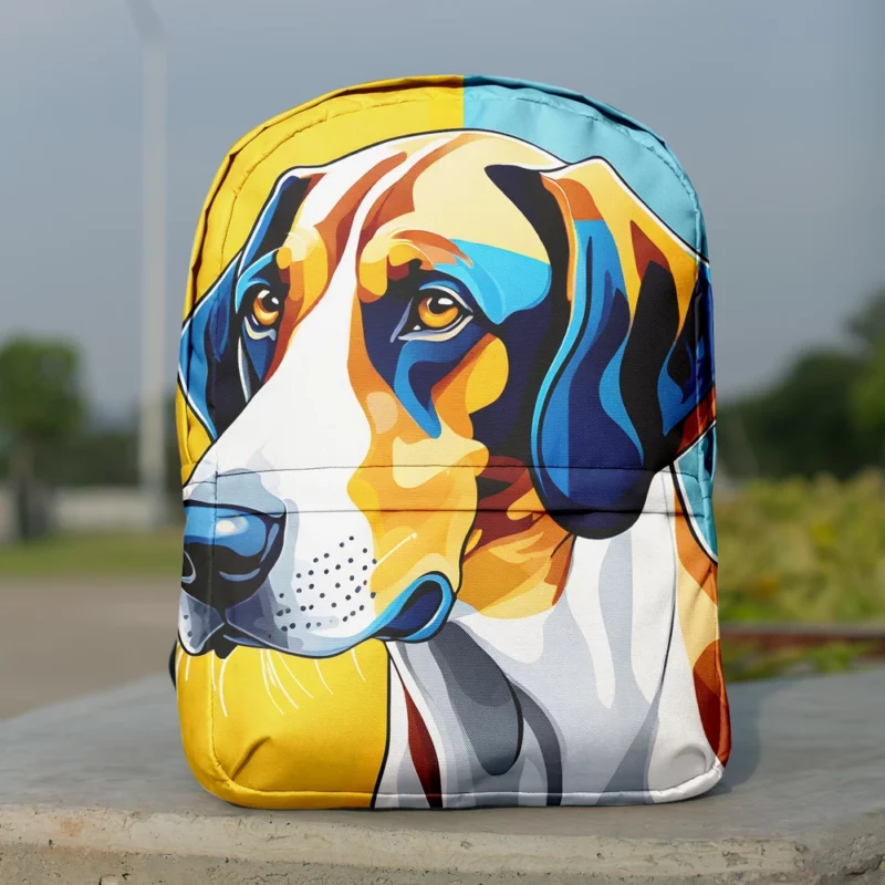 Elegance Treeing Walker CoonhoundDog Breed Minimalist Backpack