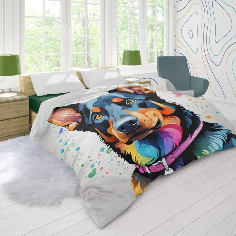 Elegant Beauceron Beauty Dog Grace Duvet Cover