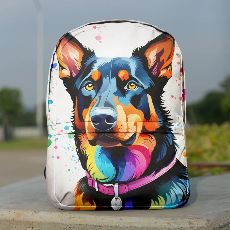 Elegant Beauceron Beauty Dog Grace Minimalist Backpack